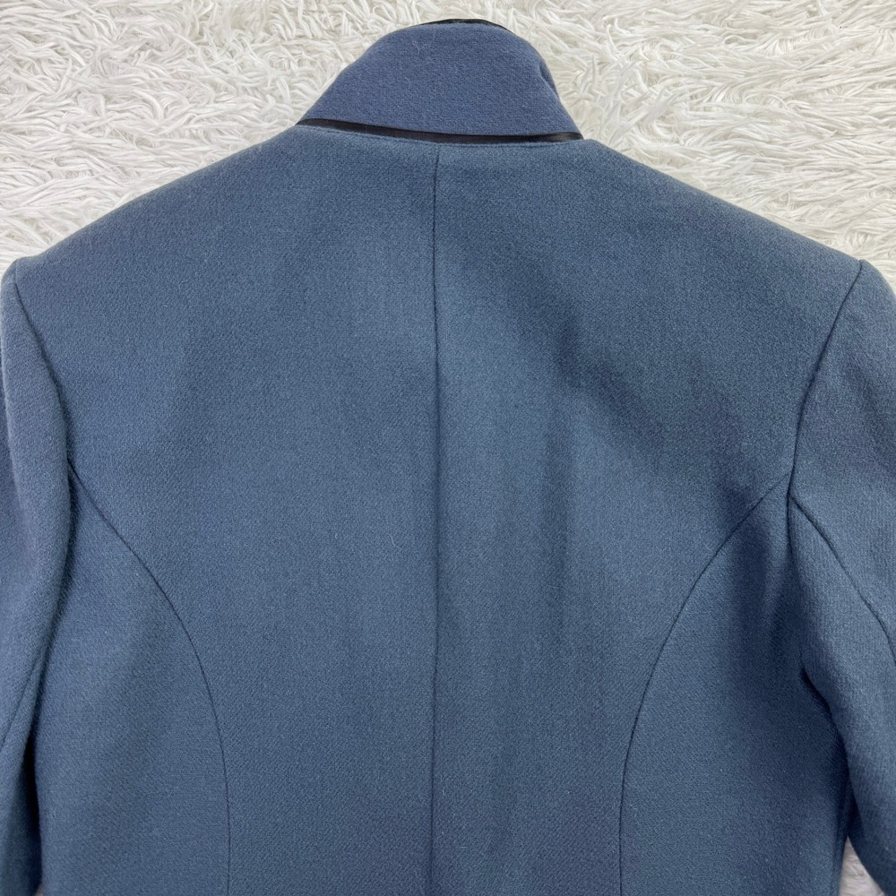 Double D Ranch Jacket Womens Small Blue Beaded Western Wool Buttoned Blazer S - Picture 8 of 12